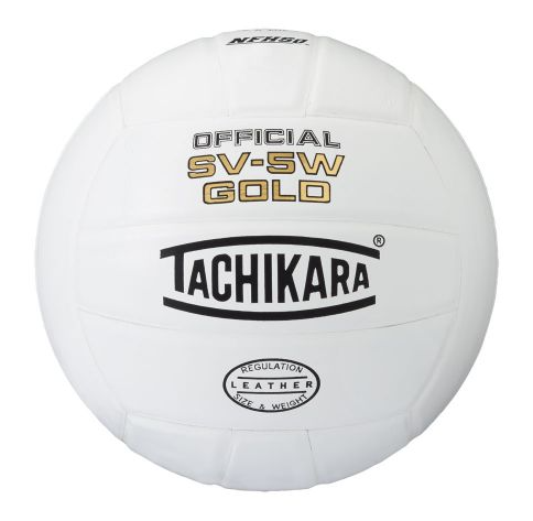 Tachikara Canadian SV5W Gold Volleyball - White